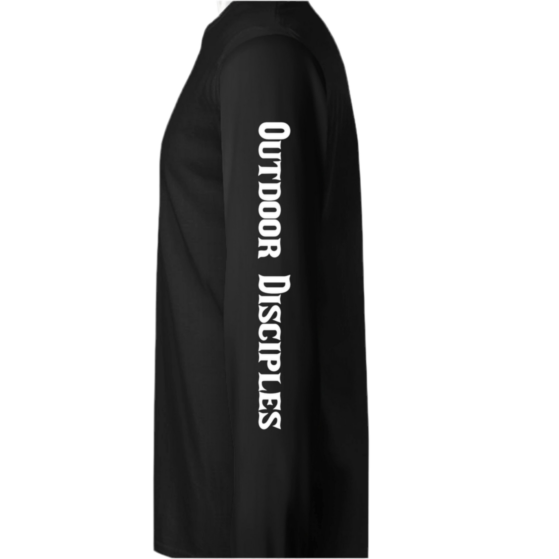 Outdoor Disciples Black Performance Hooded LS